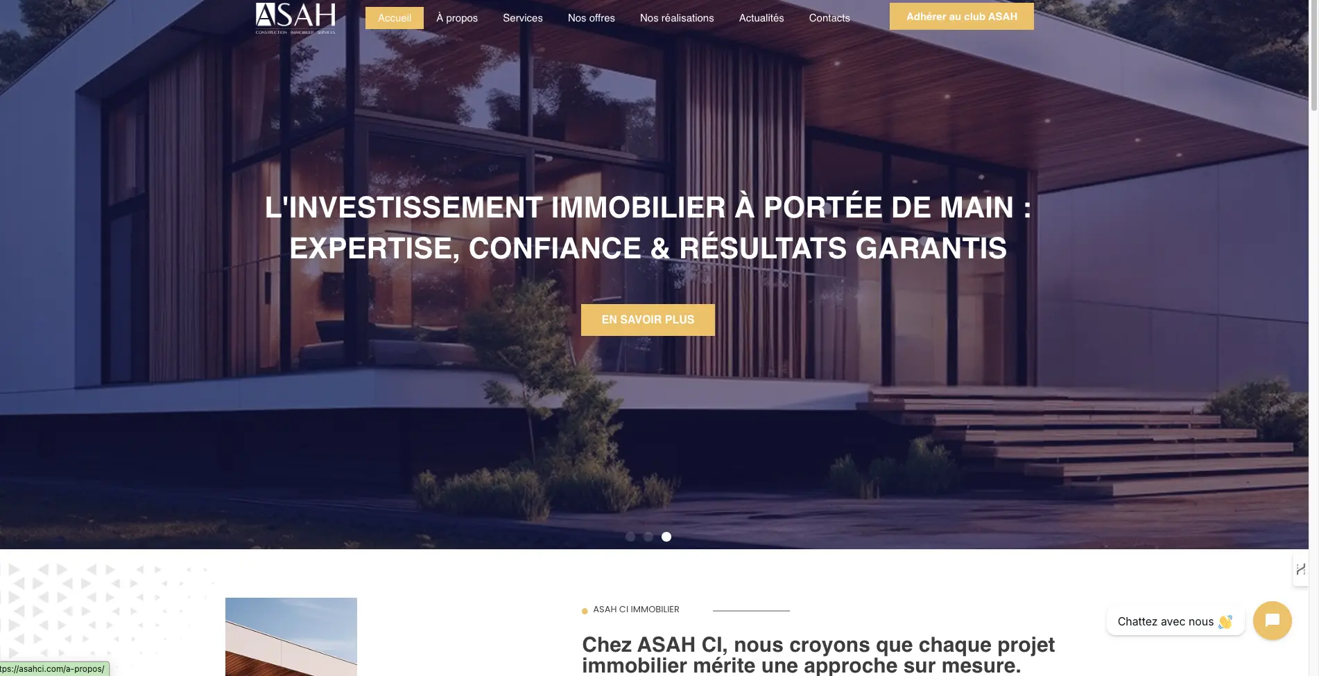 Asah - Société de promotion immobilière 