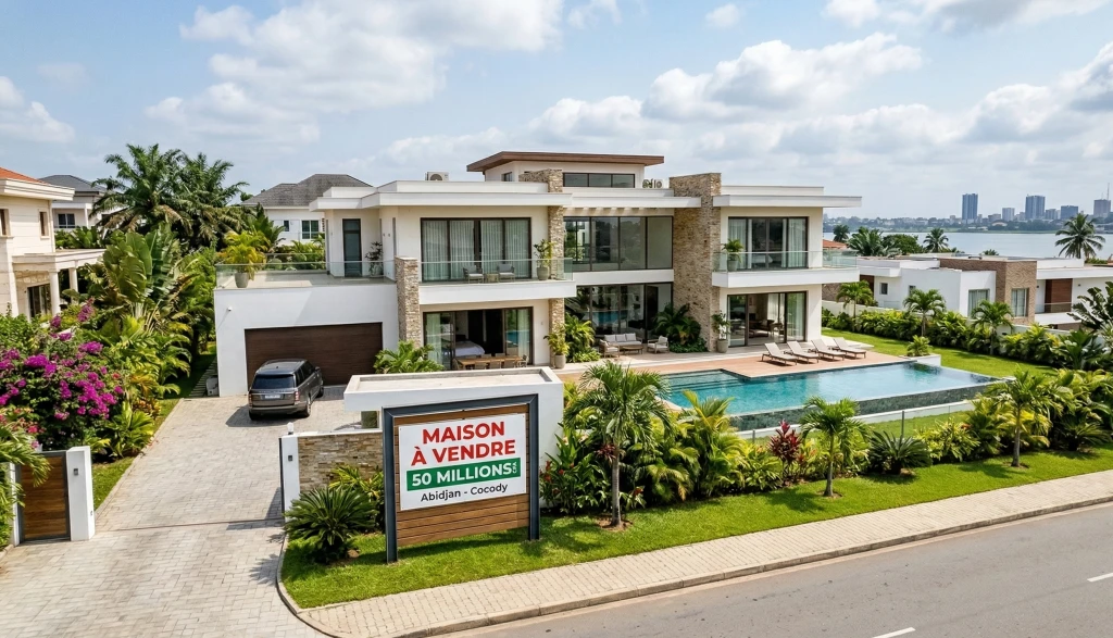Maison à vendre 50 millions Abidjan